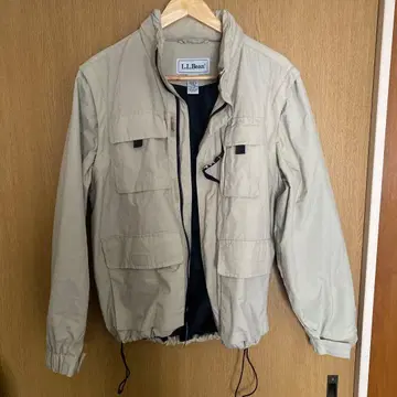 L.L.Bean 베이지 나일론 자켓