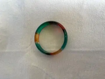 그린 오렌지 그라데이션 뱅글