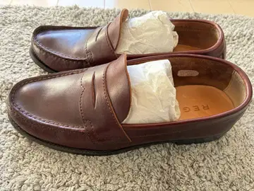 REGAL 다크 브라운 가죽 로퍼