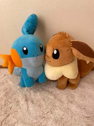 포켓몬 봉제 인형 빅 이브이 물짱이 묶음 판매 하자품