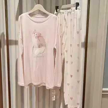 [ 당일 발송 ] gelato pique 고양이 룸웨어 세트