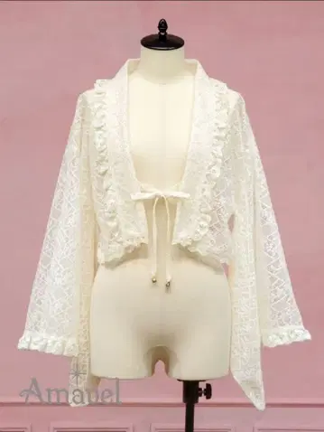 Amavel 시바견 신사의 봄 참배 레이스 겉옷