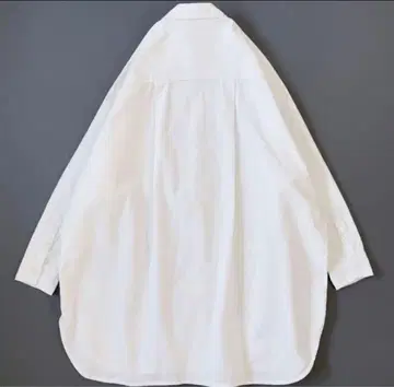 어반 리서치 도어스 코튼 옥스 빅 셔츠 와이드 롱 화이트 셔츠