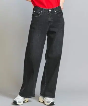 RED CARD 35주년 기념 와이드 데님 팬츠