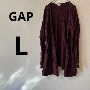 GAP [ L ] 갭 버건디 가디건