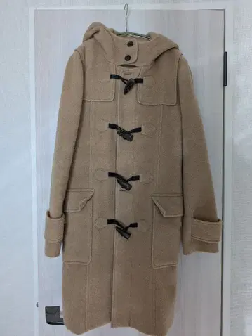 Viaggio Blu 베이지 더플 코트 울