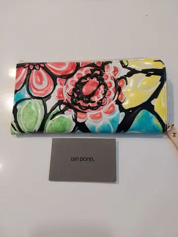 vin donn. L자 지퍼 장지갑 소가죽