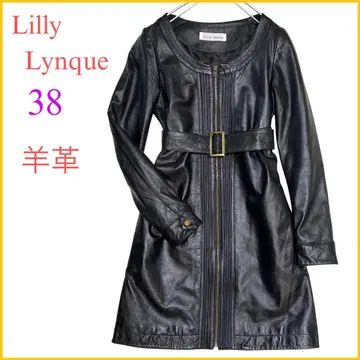 Lilly Lynque 릴리린 천연 가죽 원피스 2way 가죽 코트