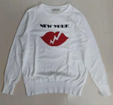 레미 리프 남성용 니트 화이트 S