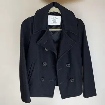 빔즈 보이 피 코트 M 울 혼방 USA 더블 버튼 가을/겨울