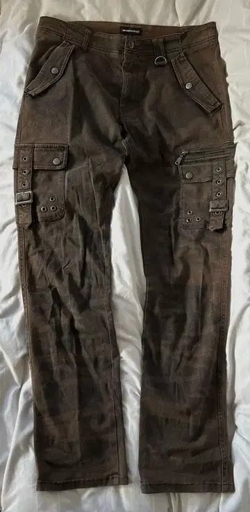 시맨틱 디자인 본지티 팬츠 카고 팬츠 y2k 그런지