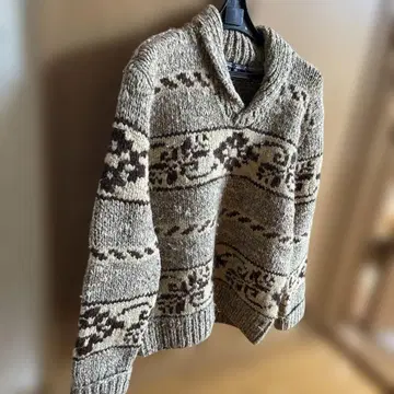 POLO SPORT 니트 스웨터 M 사이즈 베이지 브라운