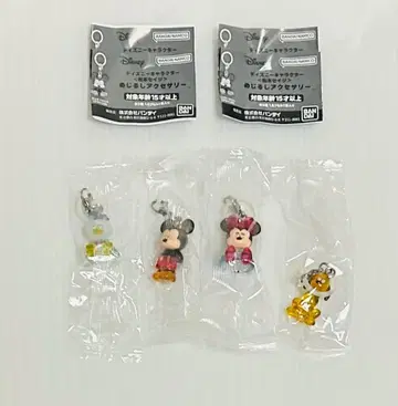 4종류 디즈니 캐릭터 <마츠모토 세이지> 메지루시 액세서리