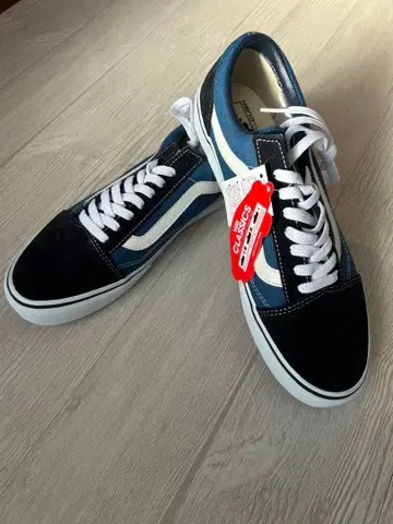 Vans 클래식 스니커즈 네이비/블랙
