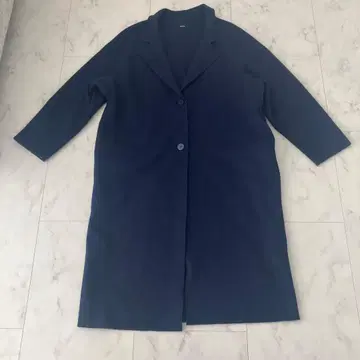 EMODA 네이비 롱 코트