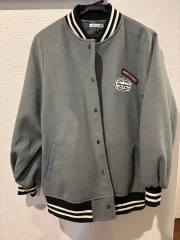 OLIVE des OLIVE 바시티 자켓 그레이 프리 사이즈