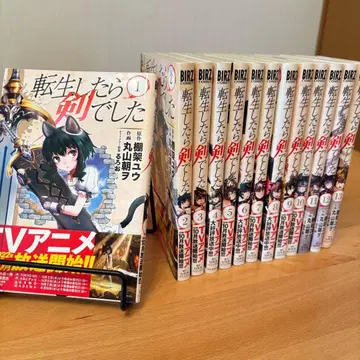 [초판 있음] 전생했더니 검이었습니다 전 13권 세트 오비 포함