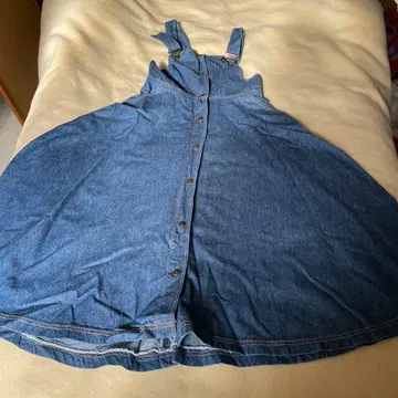 밥슨 점퍼 스커트 프론트 후크 청바지 원단