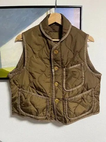 45R 퀼팅 다운 베스트