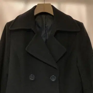 블랙에 가까운 네이비 피코트 L 사이즈