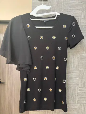 Denny Rose 블랙 반팔 T셔츠 XS