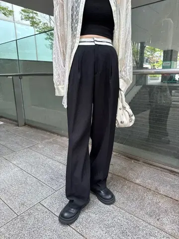 [시착만 한 상품, 새상품급] Ameri VINTAGE 팬츠 블랙