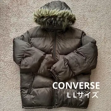 컨버스 다운 자켓 남성용 LL 사이즈 브라운 (BR)