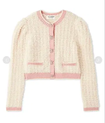 새상품급 LILY BROWN 퍼프 슬리브 가디건