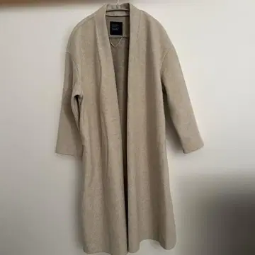 BAYFLOW 베이지 롱 코트 샘플품