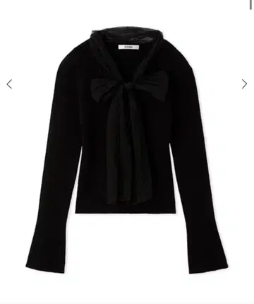 snidel 뉴앙스 리본 니트 풀오버