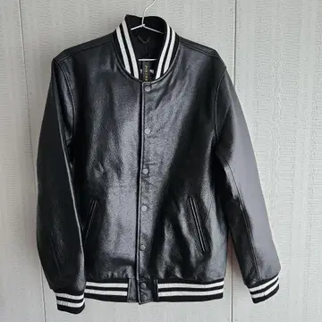 올 가죽 바시티 자켓 천연 가죽 아워드 자켓 레터맨 자켓 블루종