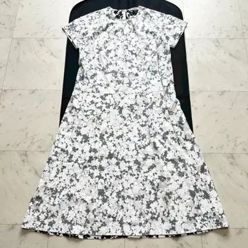 질샌더 인사이드 아웃 플로럴 프린트 원피스 34
