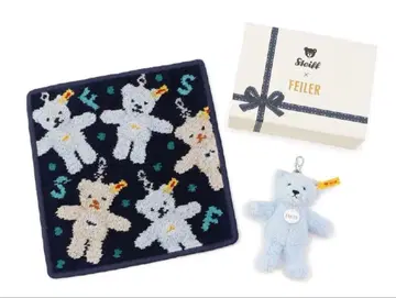 [ 미사용 새상품 ] 페이러 슈타이프 테디베어 키링 세트