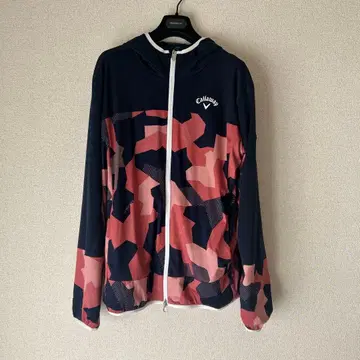 캘러웨이 골프 프린트 패턴 윈드 브레이커 LL