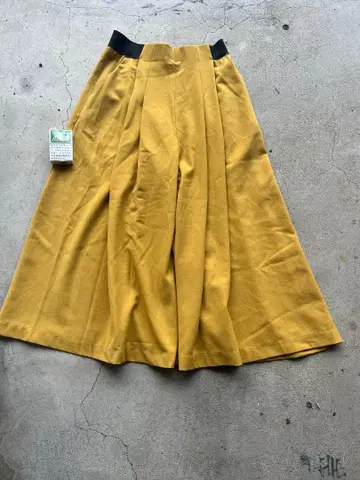 와이드 큐롯 팬츠 yellow