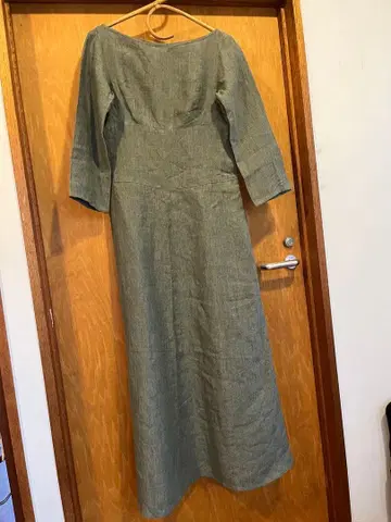 애니에스 7부 소매 롱 원피스