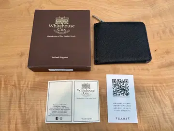 미사용 새상품: Whitehouse Cox 블랙 코인 케이스