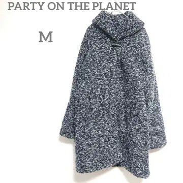 파티 온 더 플래닛 두꺼운 원단 코트 M 긴팔 그레이 캐주얼 겉옷