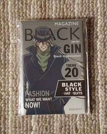 명탐정 코난 스퀘어 캔뱃지 잡지풍 시크릿 진