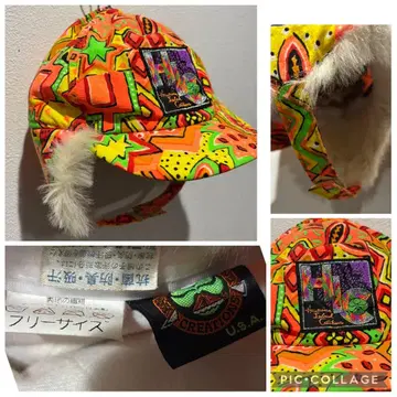 90s 네온 컬러 플라이트 캡 스다 마사키