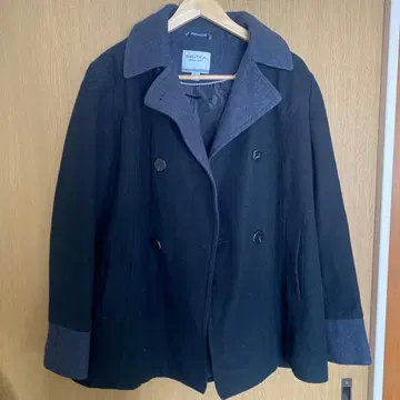 NAUTICA 울 피코트 블랙