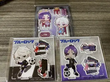 블루 록 나기 세이시로 미카게 레오 아크릴 스탠드 세 점