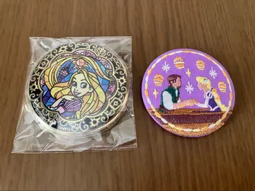 디즈니 자수 캔뱃지 금배지 라푼젤