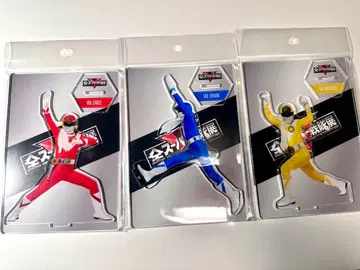 전 슈퍼 전대 전시회 아크릴 스탠드 3종 (선발칸)