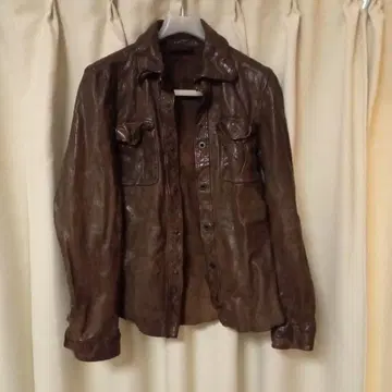 [신동] 산타크로체 소가죽 레더 자켓