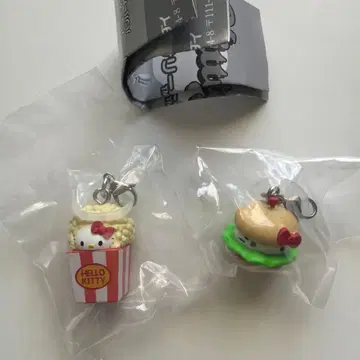 헬로키티 아메리칸 디자인 메지루시 액세서리 햄버거 팝콘