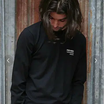 RattleTrap 긴팔 티셔츠 블랙 백 프린트 S 사이즈