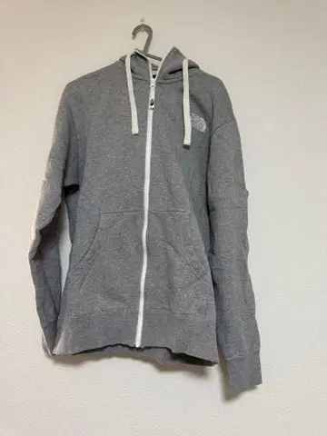 THE NORTH FACE 그레이 집업 후드티 M