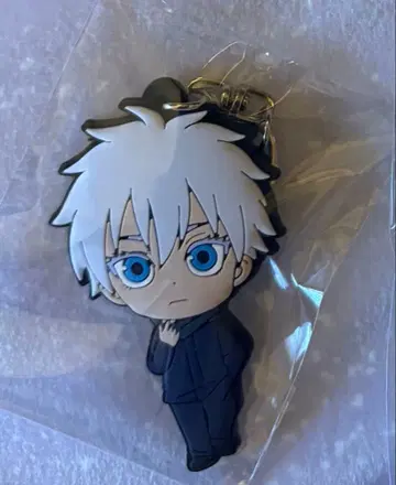 주술회전 고죠 러버 키링