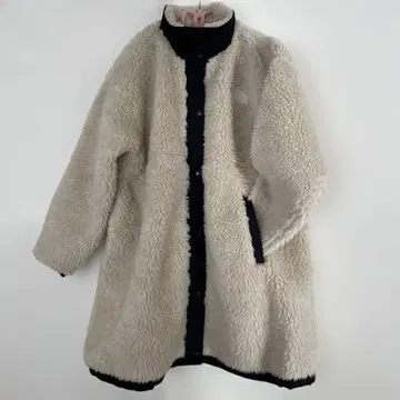 THE NORTH FACE 플리스 자켓 M 아이보리/네이비